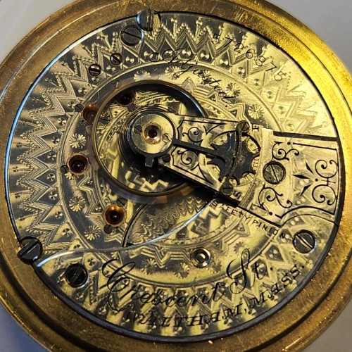 Waltham Pocket Watch: Serial Number 5726154 (Grade Crescent St.)