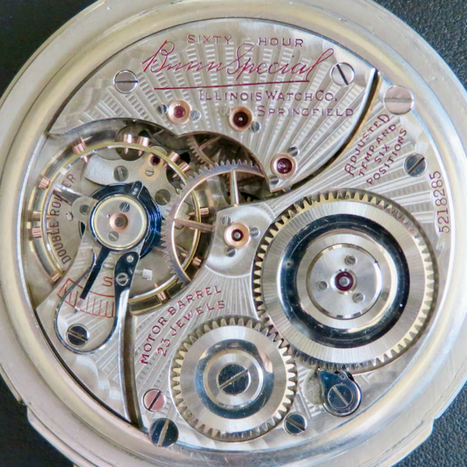 Illinois Grade Bunn Special Watch #5218285 - 16s, 23j - Uploaded