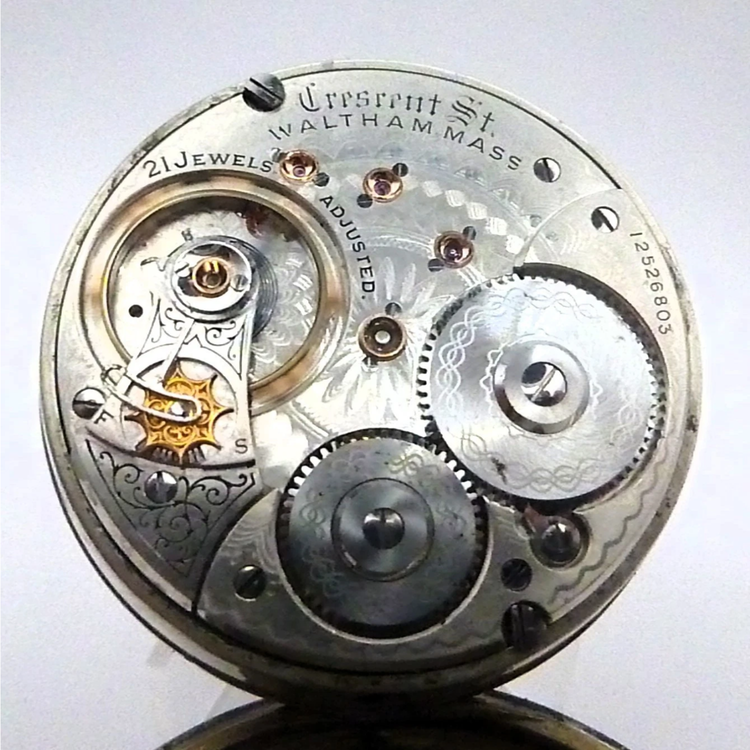 Waltham Grade Crescent St. Watch #12526803 - 18s, 21j - Uploaded