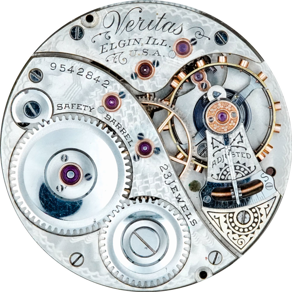 Elgin Pocket Watch: Serial Number 13425851 (Grade 214)
